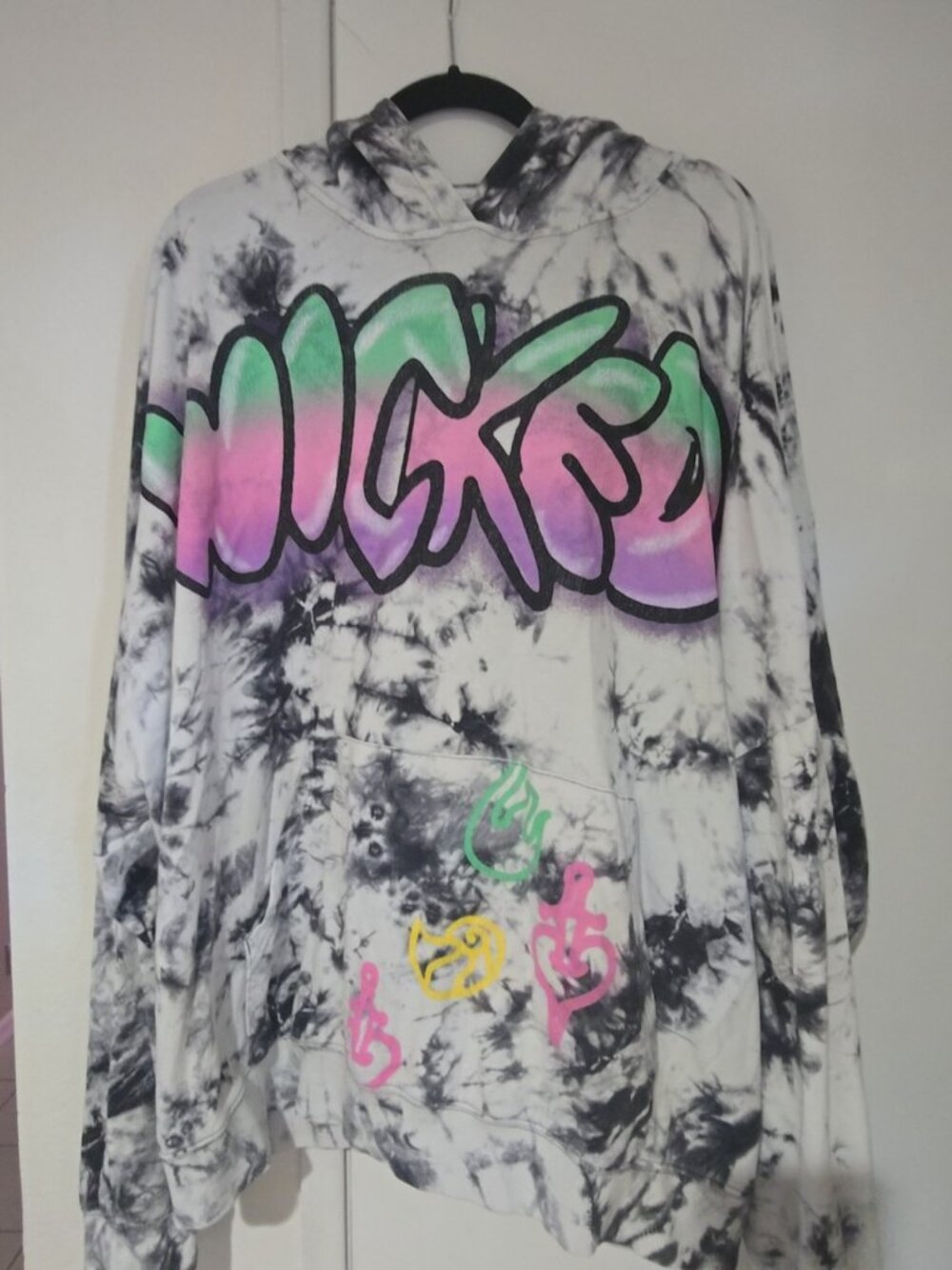 Disney Parks Villains Wicked Tie Dye Hoodie 3x Ursula Evil Queen Maleficent
